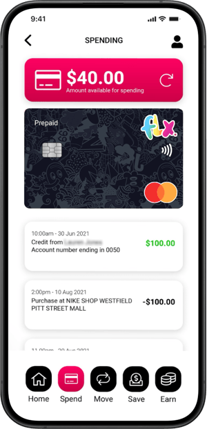 FLX Spending Mockup